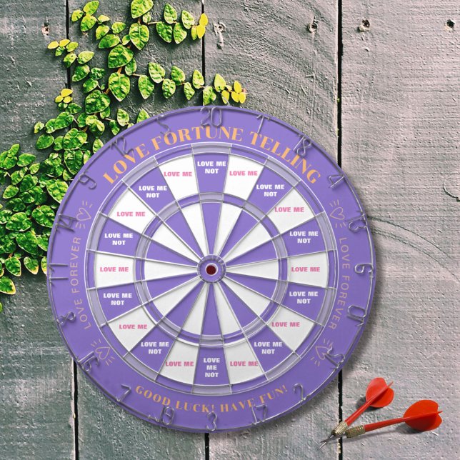 "Love Me, Love Me Not" Fortune Telling Dartboard (Love Fortune Telling Board is also a dartboard, it is multi-functional.)