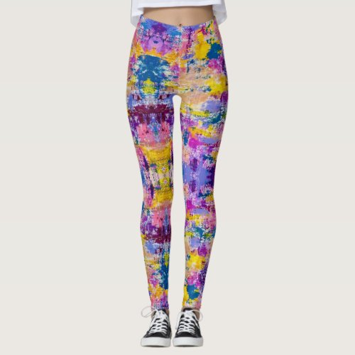 Love Me Some Abstract Leggings