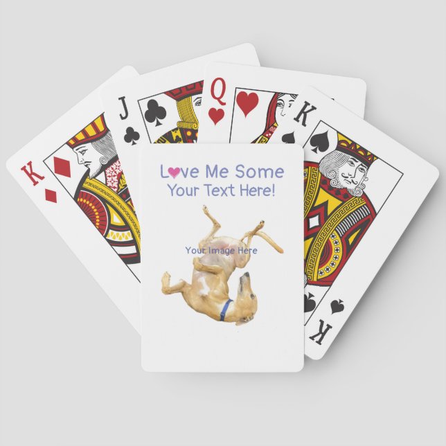 Love Me Some... Greyhounds & More! Poker Cards (Back)