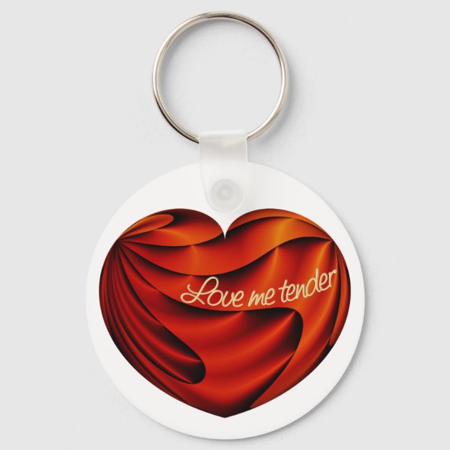 Love Me Tender Keychain (Front)