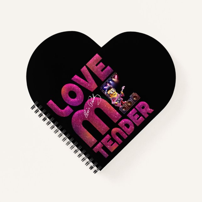 Love me tender notebook (Front)