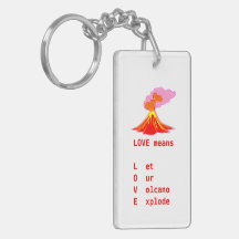 Love means keychain