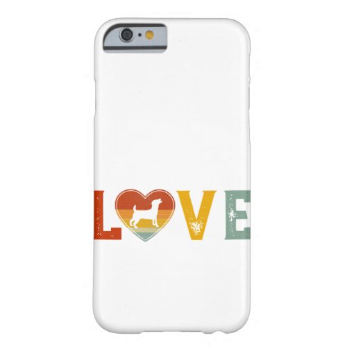  love med jack russell terrier dog valentines day  barely there iPhone 6 case