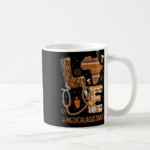 Love Medical Istant Costume Afro Black History Pro Coffee Mug