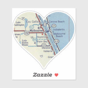 Love Melbourne Beach Florida Sticker