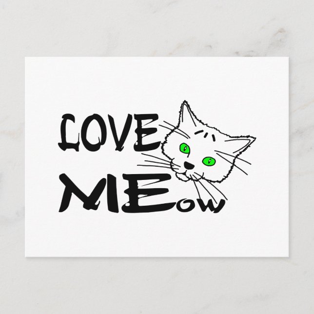 Love MEow Postcard (Front)