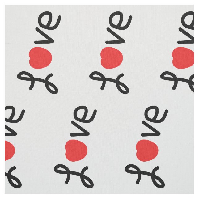 love message fabric (Swatch)