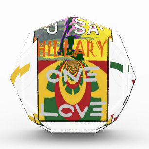 Love Message in Rasta Colors Art Print Award