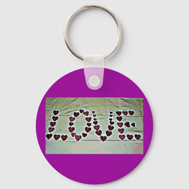Love Message Keychain (Front)