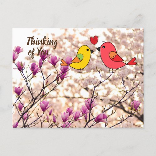 Love Message Thinking of You Postcard