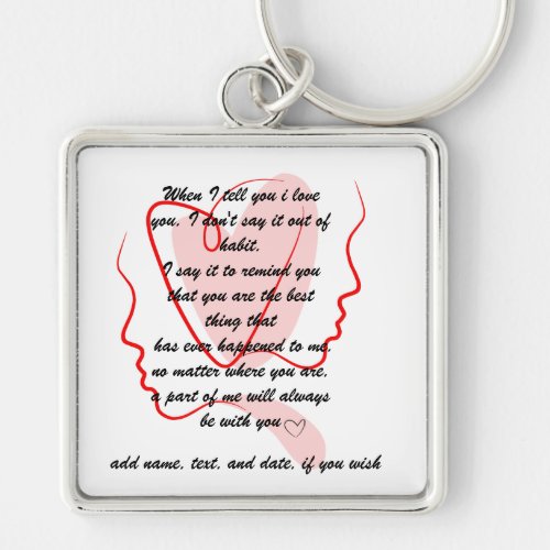 love messages keychain