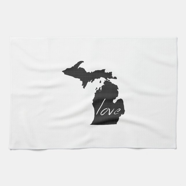 Love Michigan Towel (Horizontal)