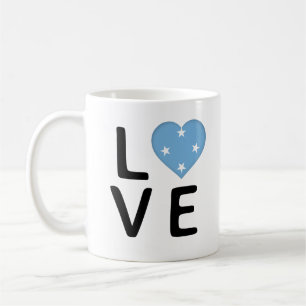 Love - Micronesia Flag Coffee Mug
