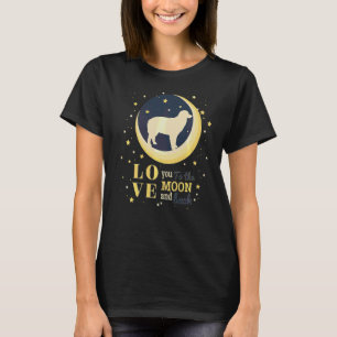 Love Miniature Australian Shepherd Dog To The Moon T-Shirt