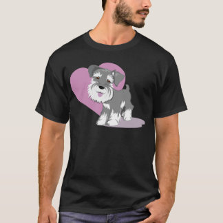 Love Miniature Schnauzer Puppy Shirt
