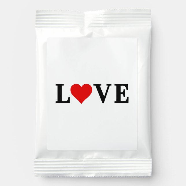 LOVE Minimalist Elegant Lemonade Drink Mix (Front)