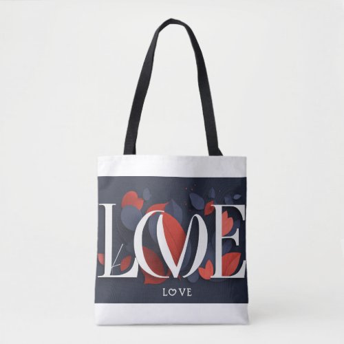 Love Minimalist Tote Embrace Simplicity Tote Bag