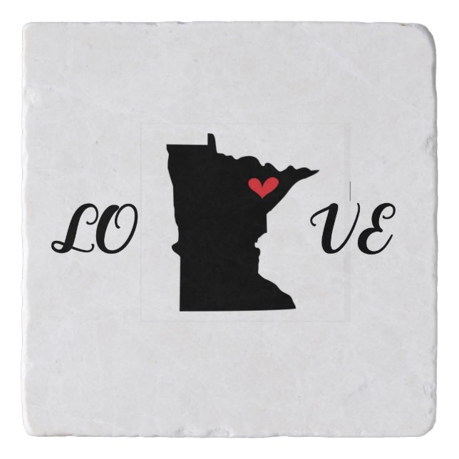 Love Minnesota Trivet (Front)