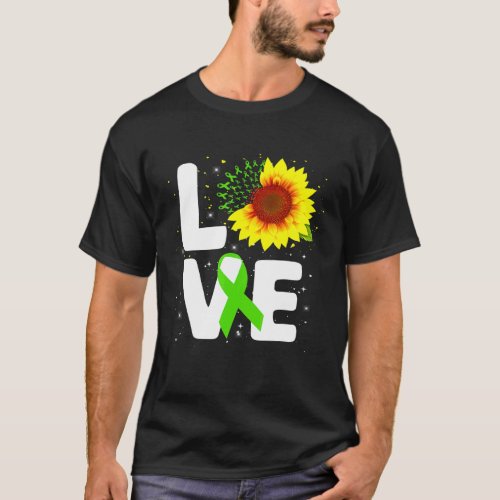 Love Mitochondrial Disease Sunflower Warrior Survi T_Shirt