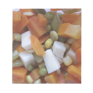 Love Mixed Vegetables Notepad
