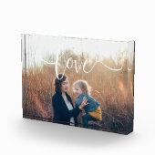 Love | modern photo block | Zazzle