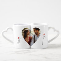 Love Modern simple photo His and Hers