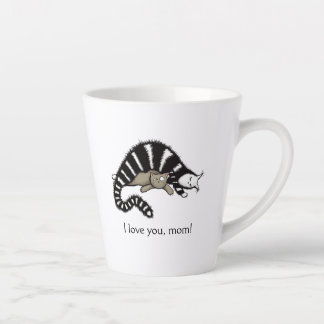Love Mom Cat Mother Cute Mamma Latte Mug
