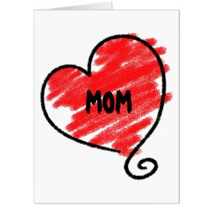 Love Mom. Happy Mother's Day Giant Card