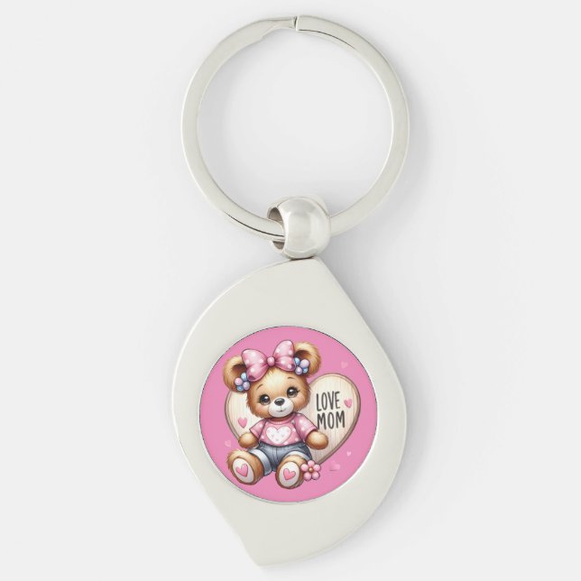 Love Mom Keychain (Front)