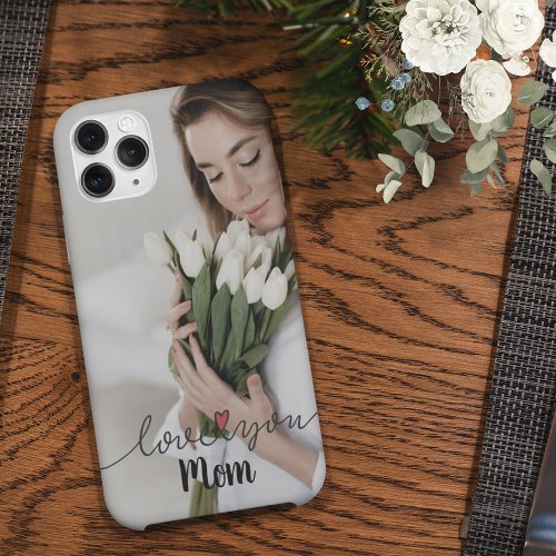 Love Mom Photo custom iphone cases for mothers day