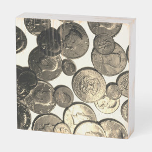 Love Money Wood Box Sign
