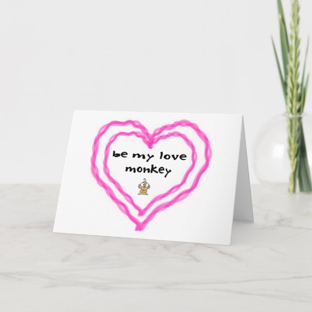 Love Monkey Card (Front)