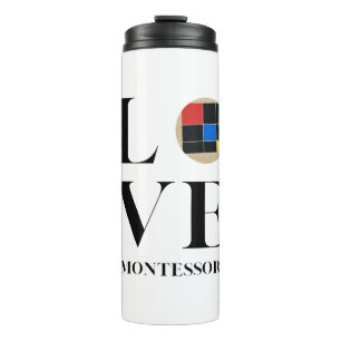 Love Montessori Trinomial cube Thermal Tumbler