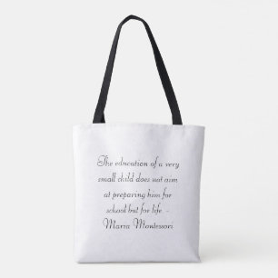 Love Montessori Trinomial Cube Tote Bag