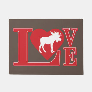 Love Moose Doormat