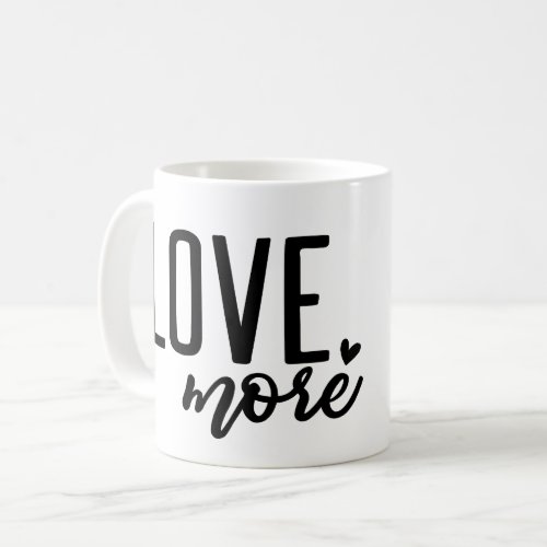 love more coffee mug