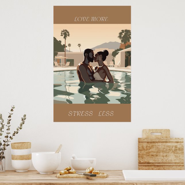 LOVE MORE DESIGN #1 POSTER (Kitchen)