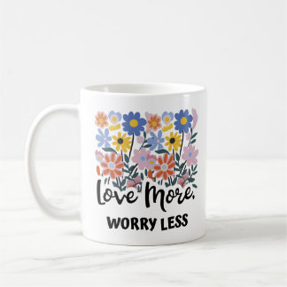 Love More Floral Mug