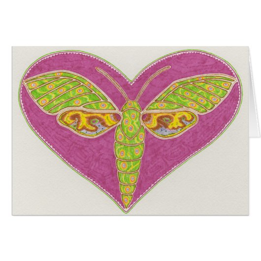 Love Moth card (Front Horizontal)