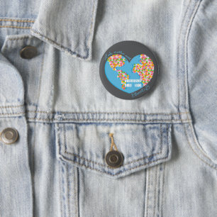 Love Mother Earth There Is No Planet B Button