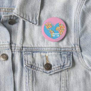 Love Mother Earth There Is No Planet B Button