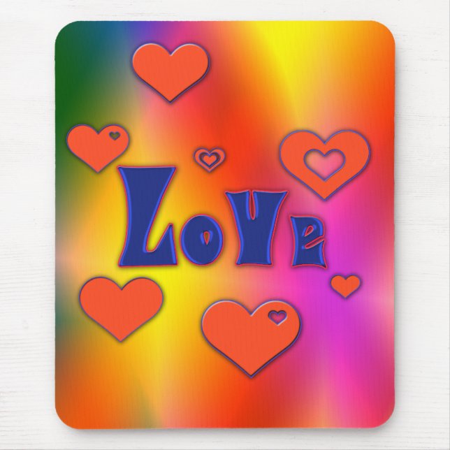 Love Mouse Pad (Front)