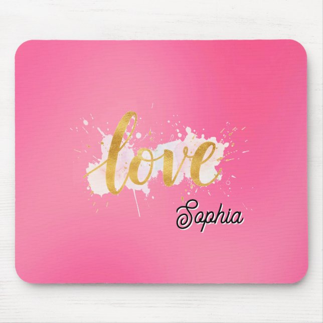 Love Mouse Pad (Front)