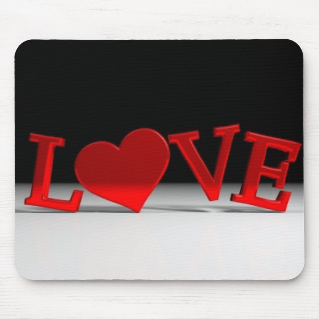 Love Mouse Pad (Front)