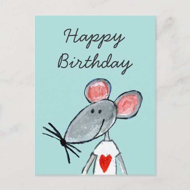 Love Mouse Postcard (Front)