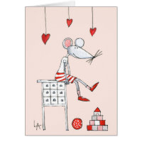 Love mouse Valentine's Day Card