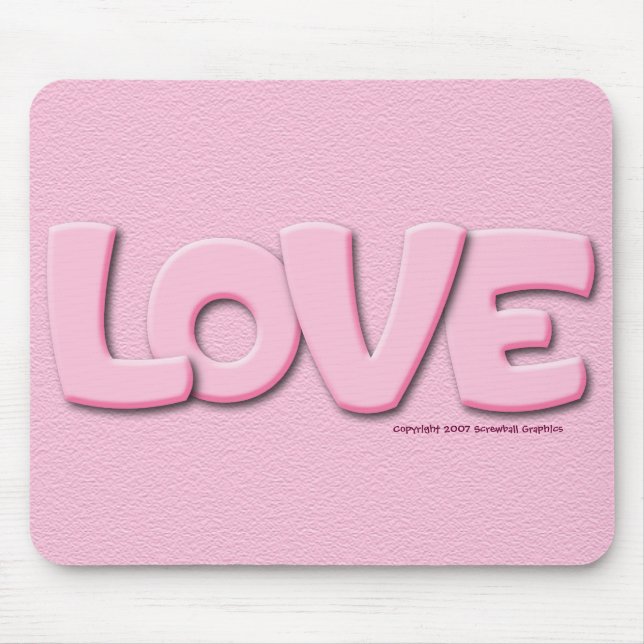 Love Mousepad (Front)