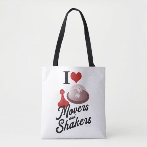 Love Movers And Shakers Cool Board Game Motto Tote Bag