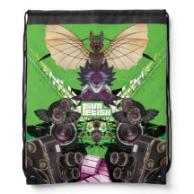 Love Movies Film Kung Fu Cam Drawstring Backpack