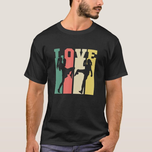 Love Muay Thai Boxing MMA T-Shirt (Front)